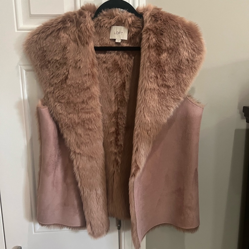 Loft Reversible Fur Vest